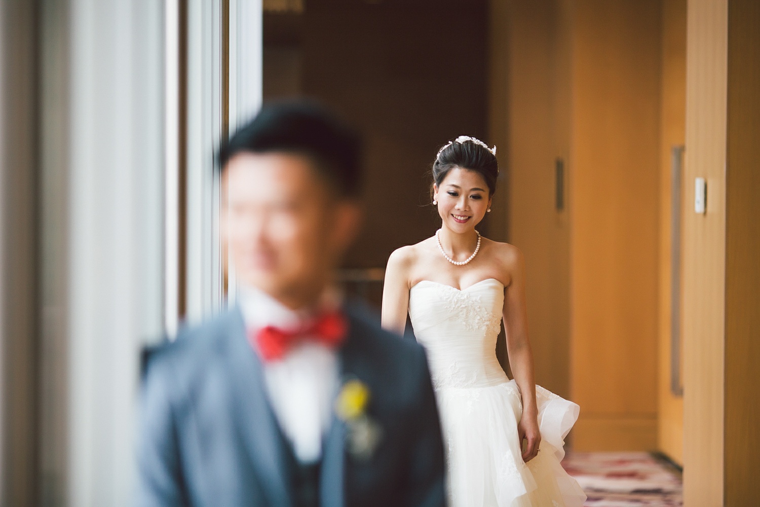 first look chinese wedding