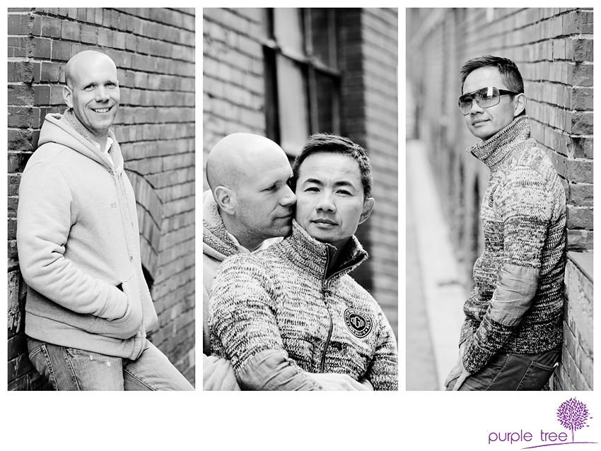 creative sepia engagement