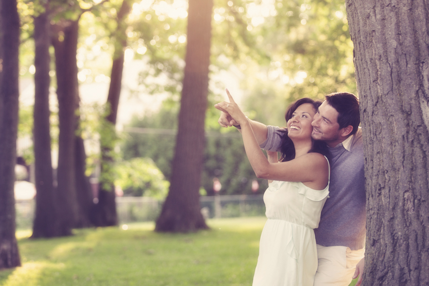 vintage look engagement