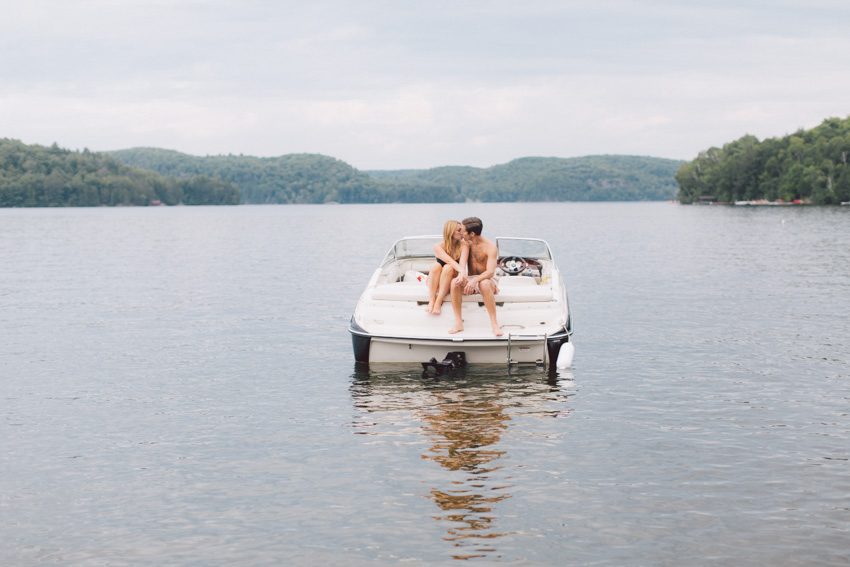 two on the boat engagement