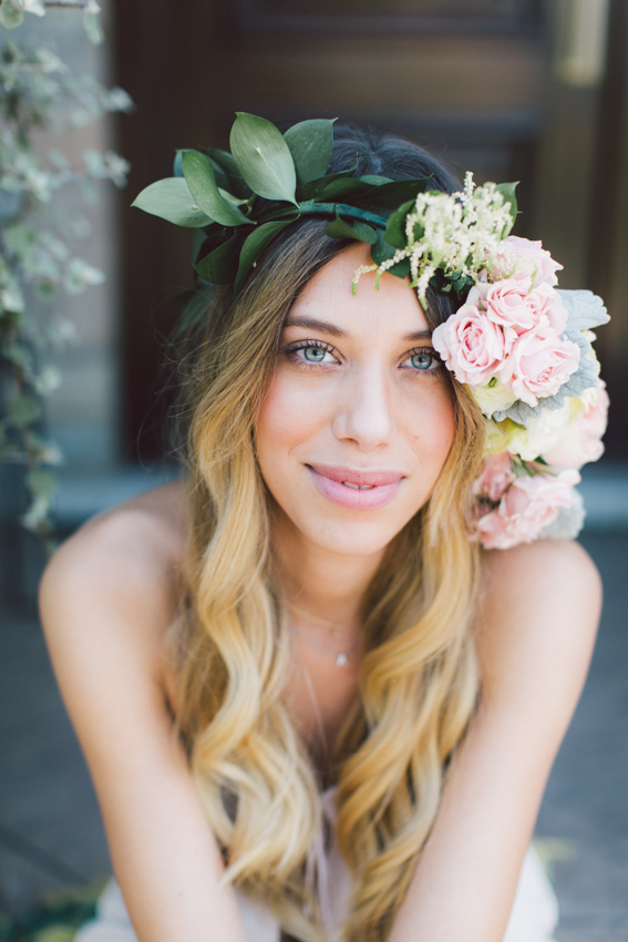 floral crown headpiece