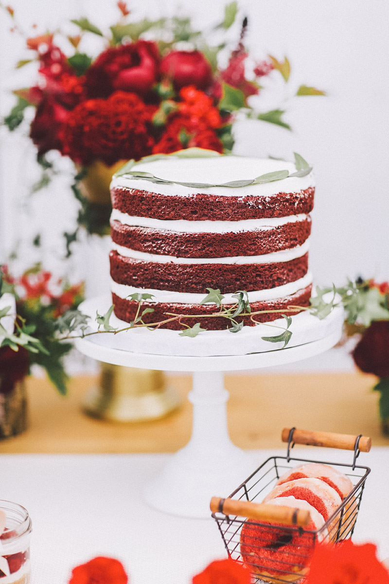 wedding cake on white