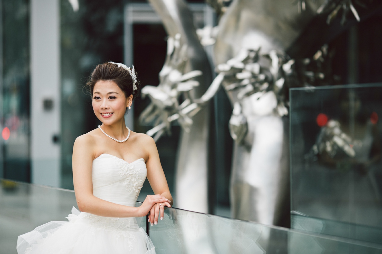 beautiful asian bride
