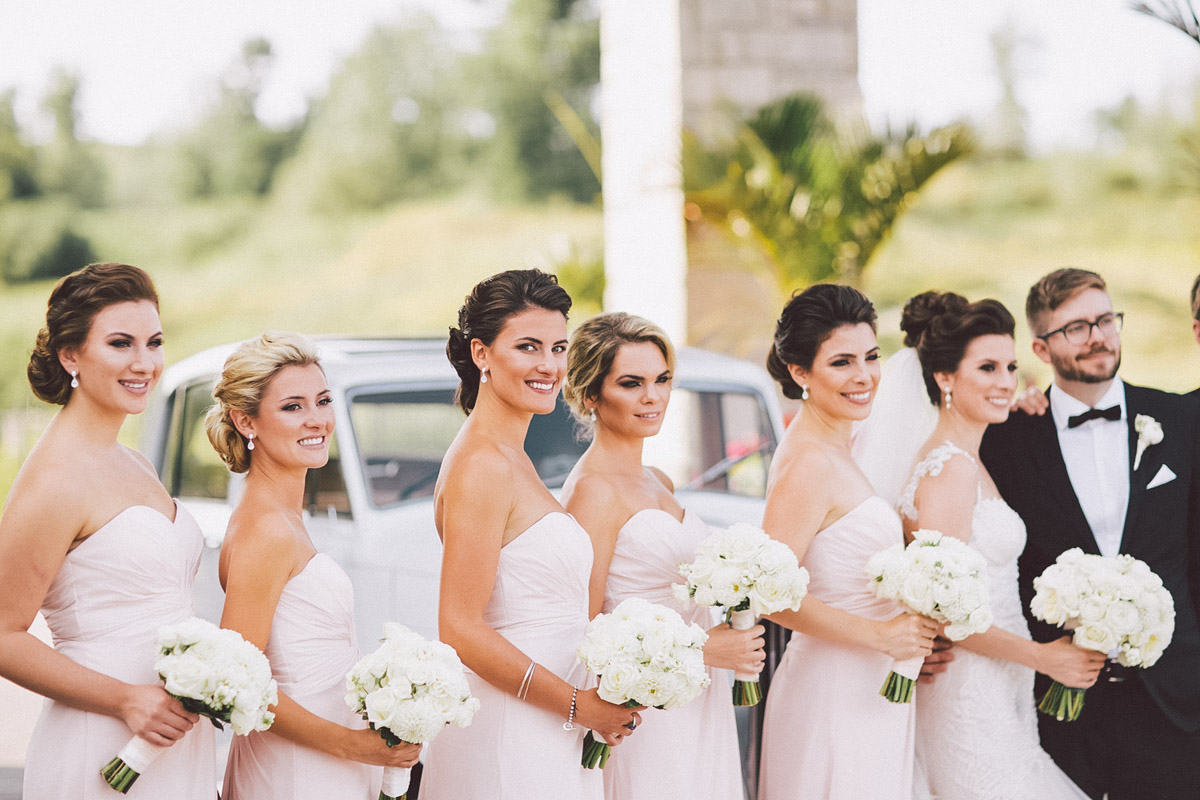 bridal party pictures at Eagle’s Nest