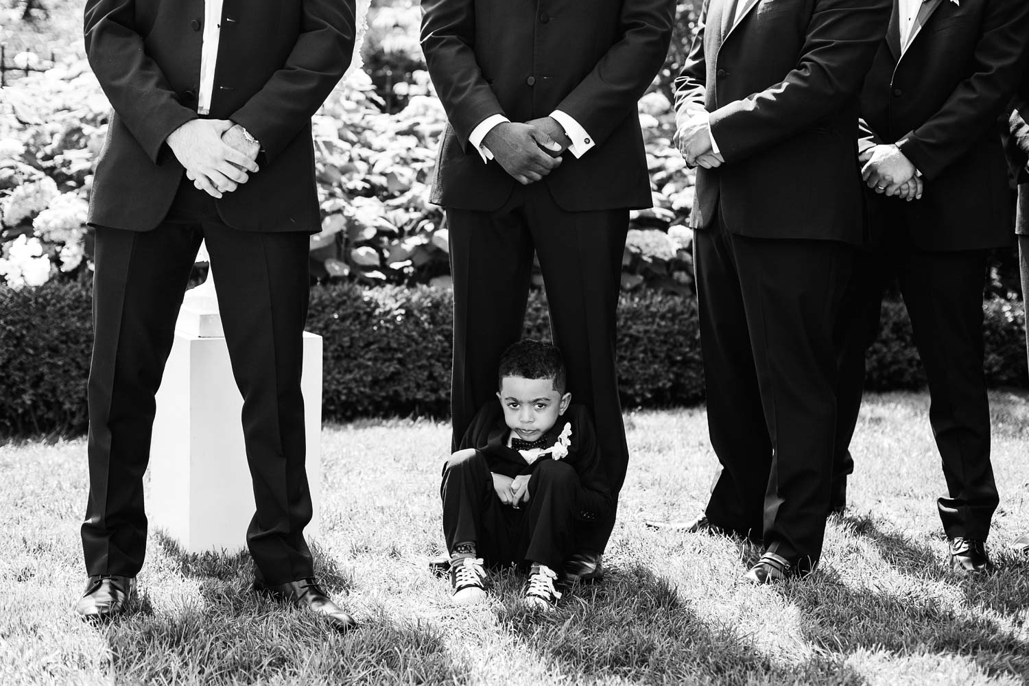 groomsmen cute kid