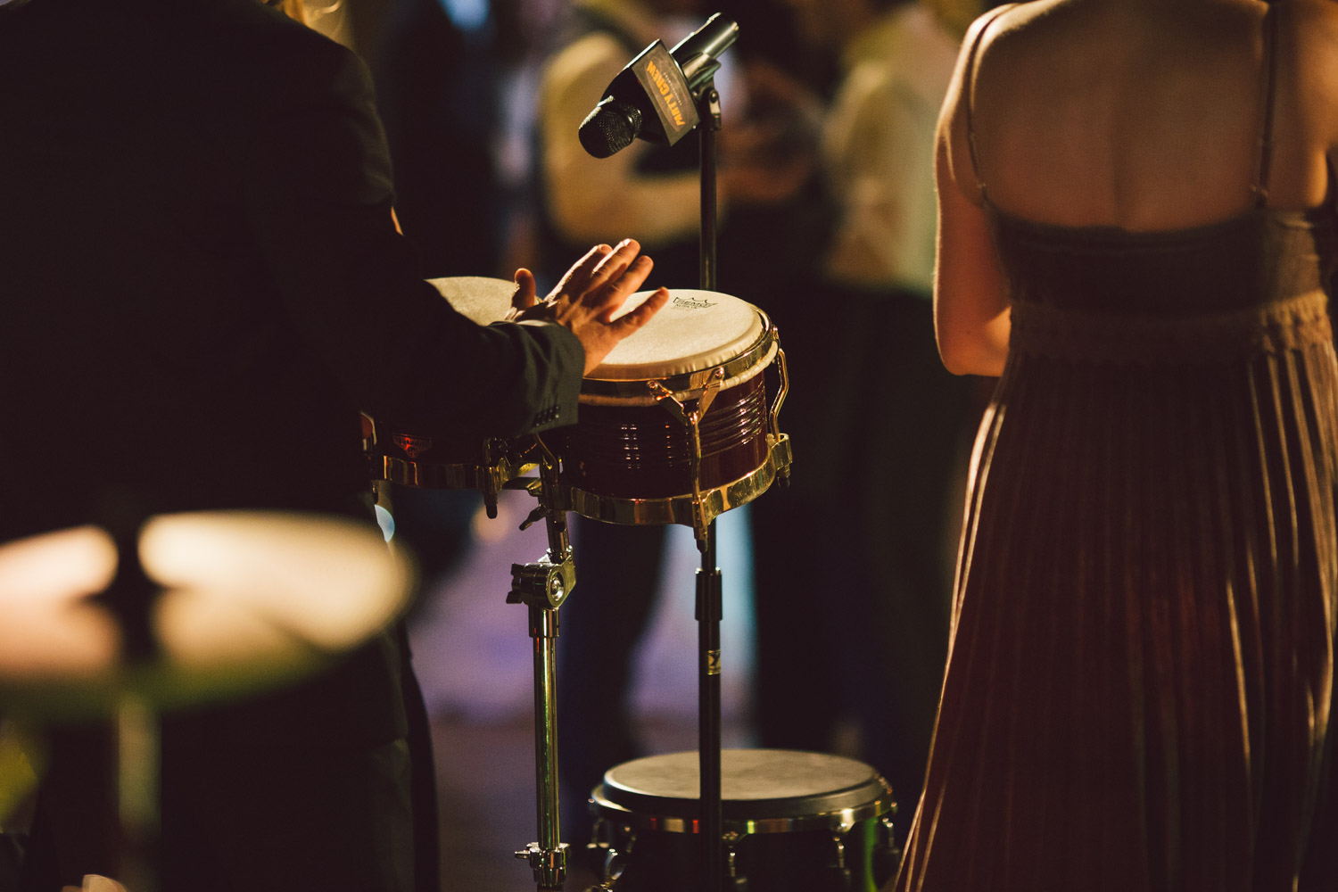 drums at the wedding