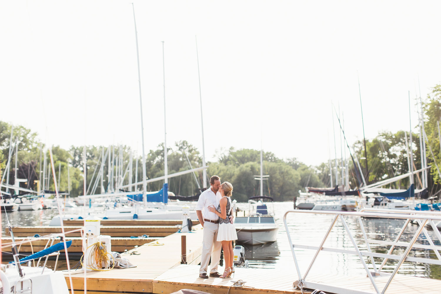 yacht engagement photography