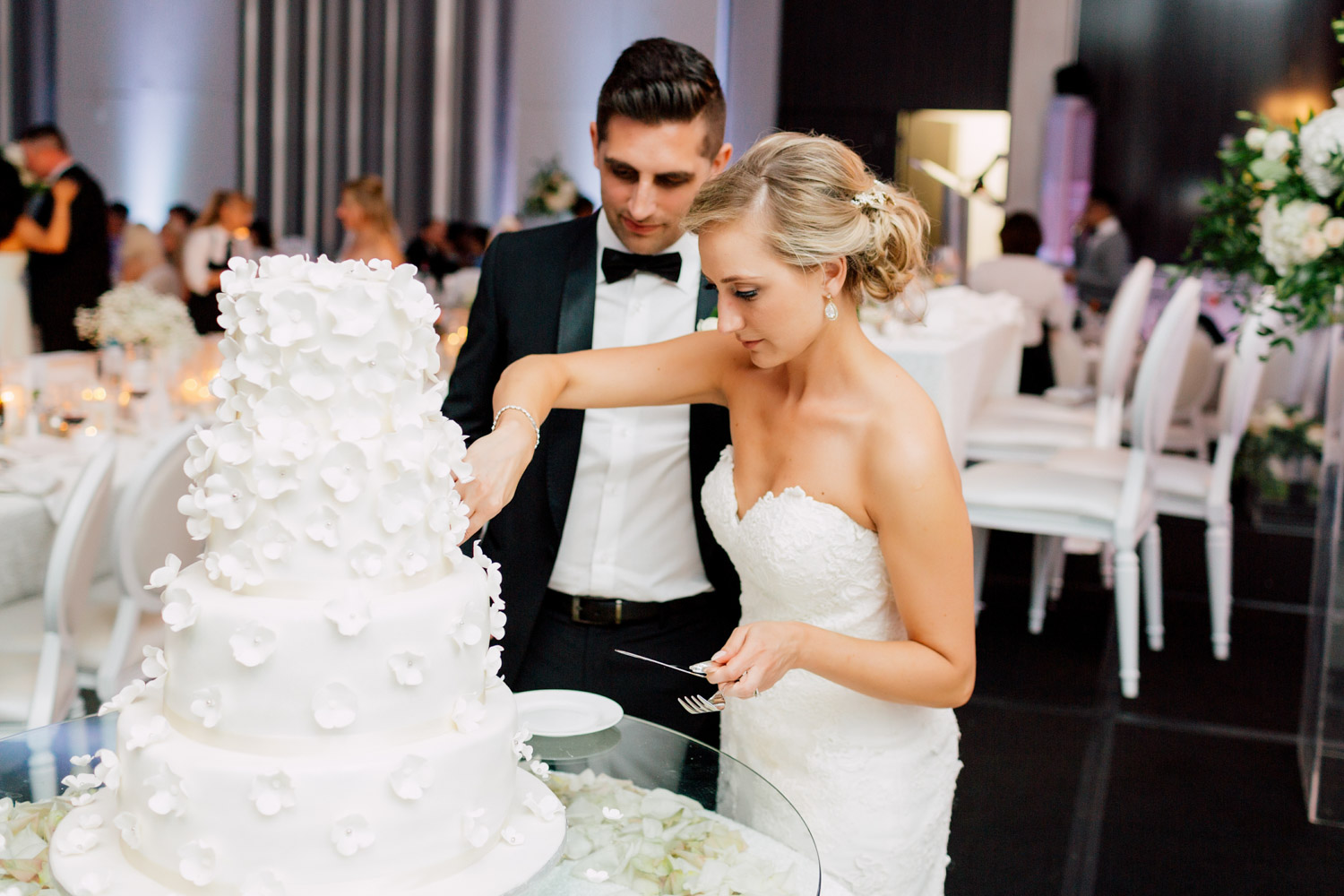 wedding reception cake
