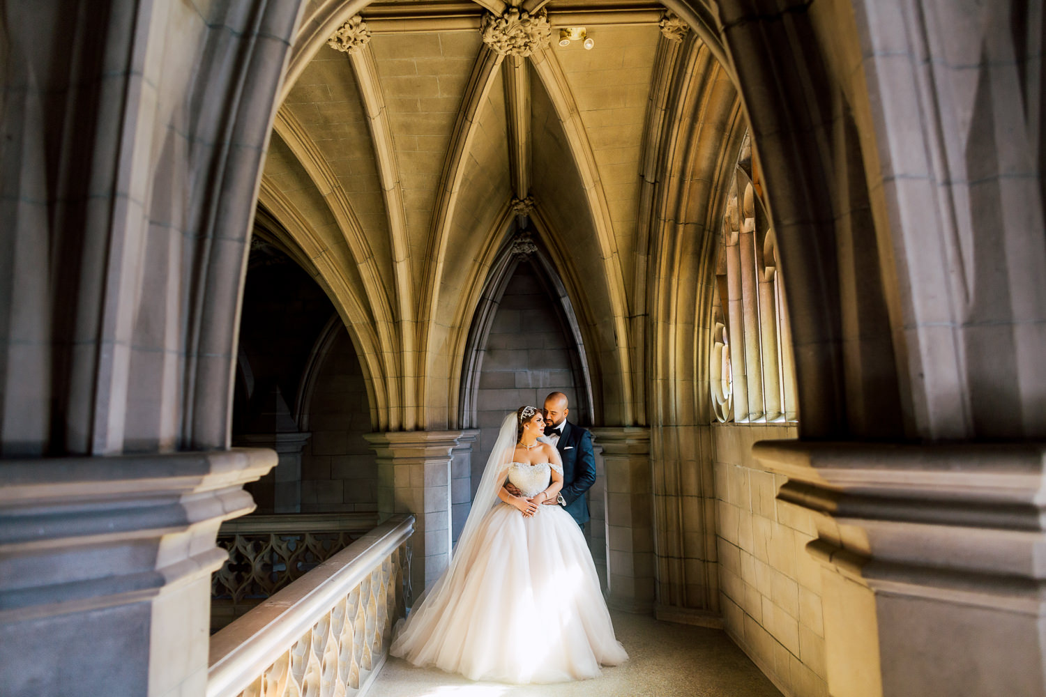 knox college wedding portraits