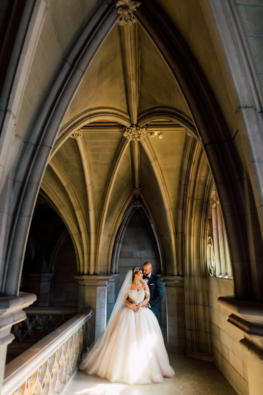 knox college wedding portraits