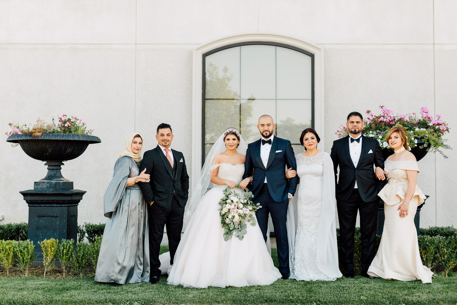 wedding family portraits