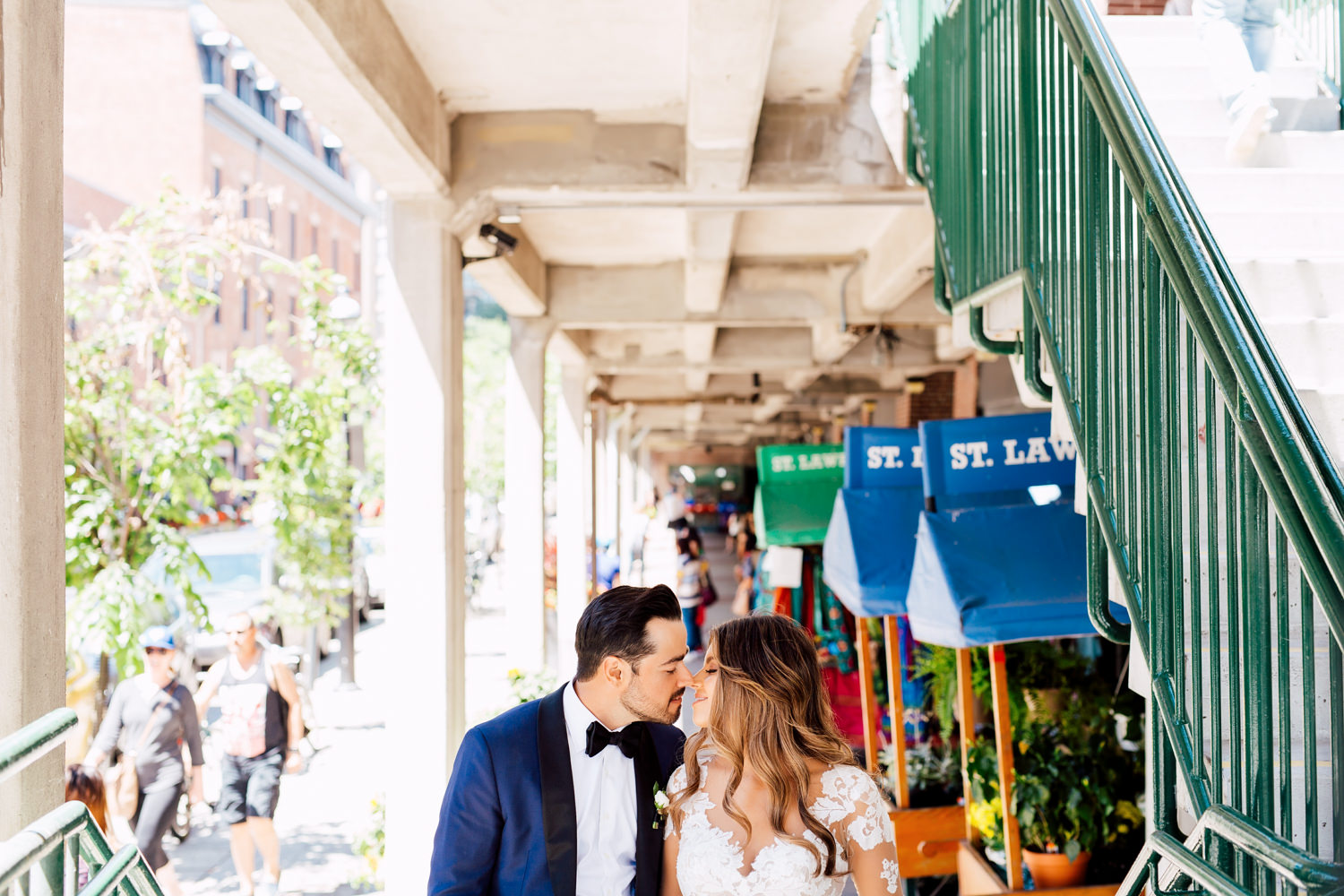 st. Lawrence market wedding