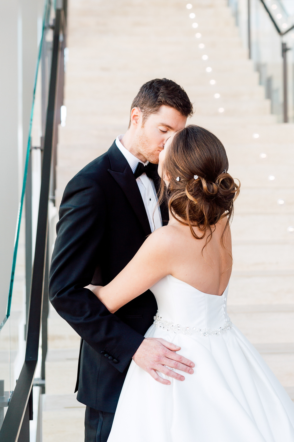 bride and groom portrait