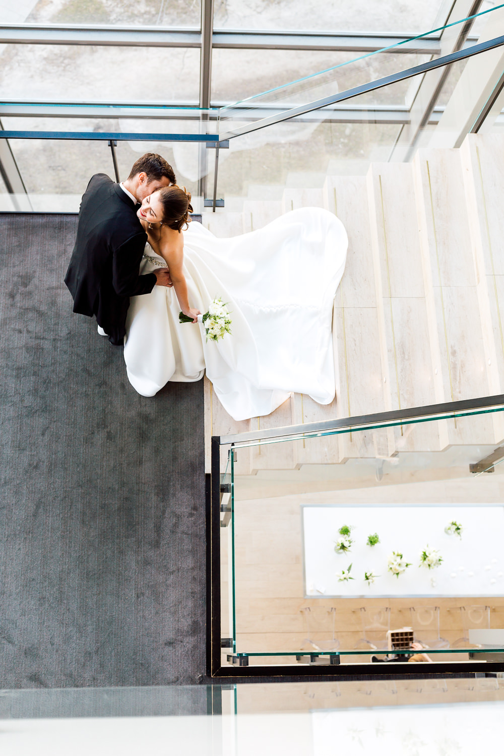 bride and groom portrait