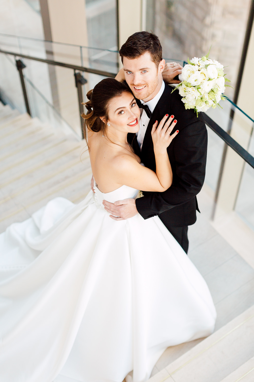 bride and groom portrait