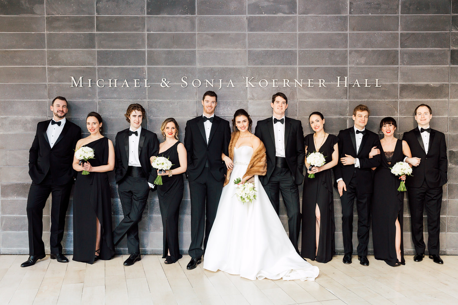 bridal party portrait