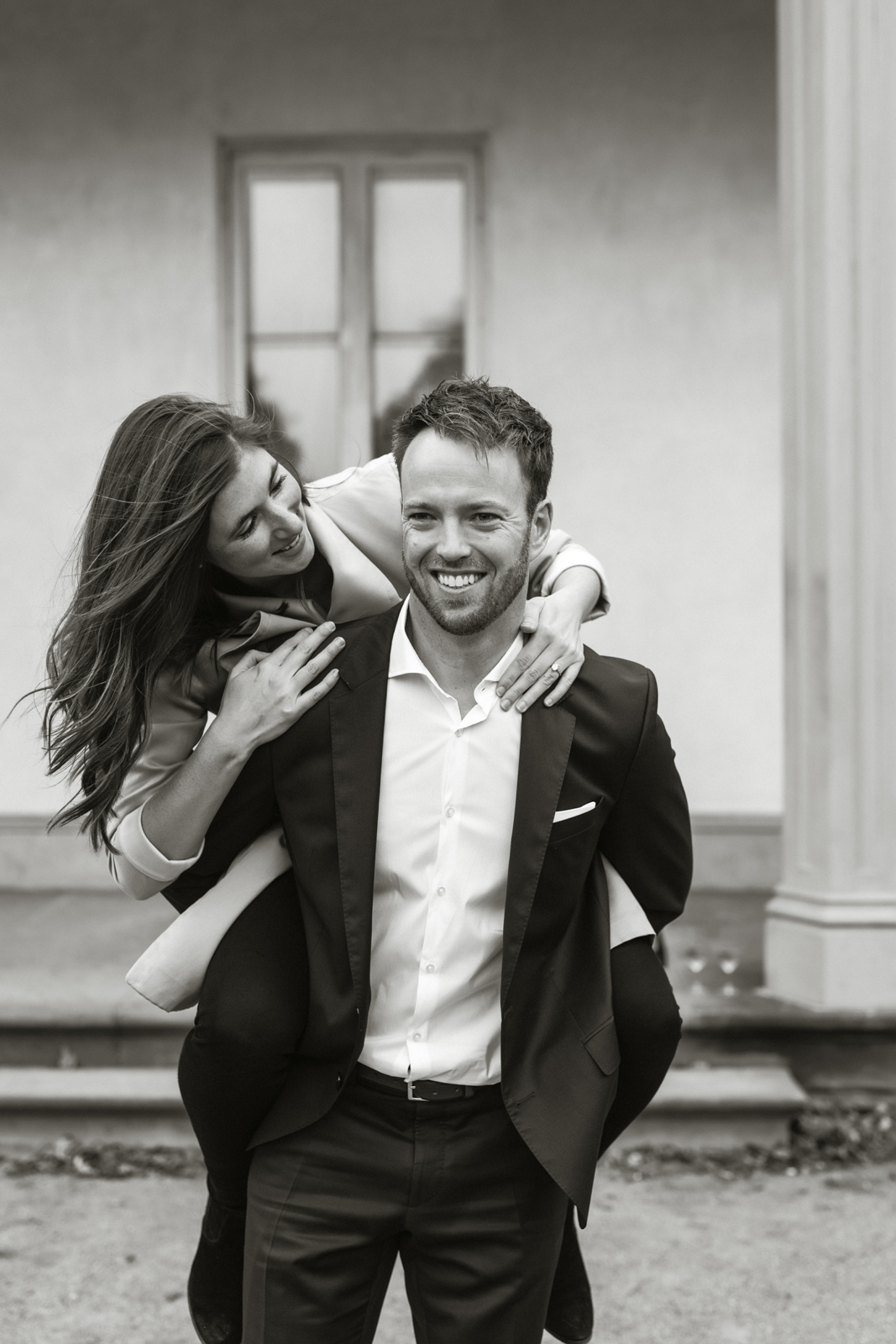 candid engagement photography