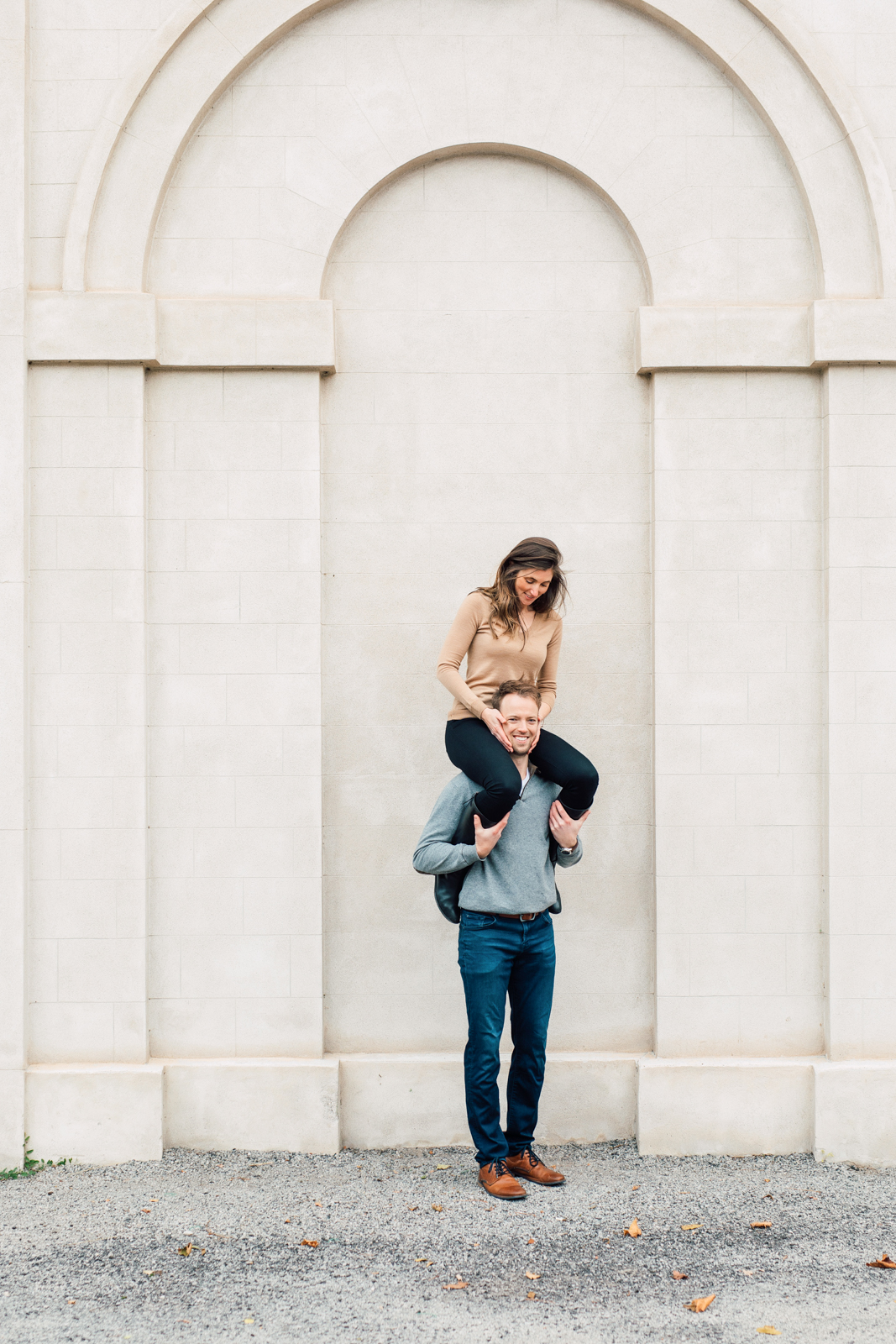 neutral engagement photography