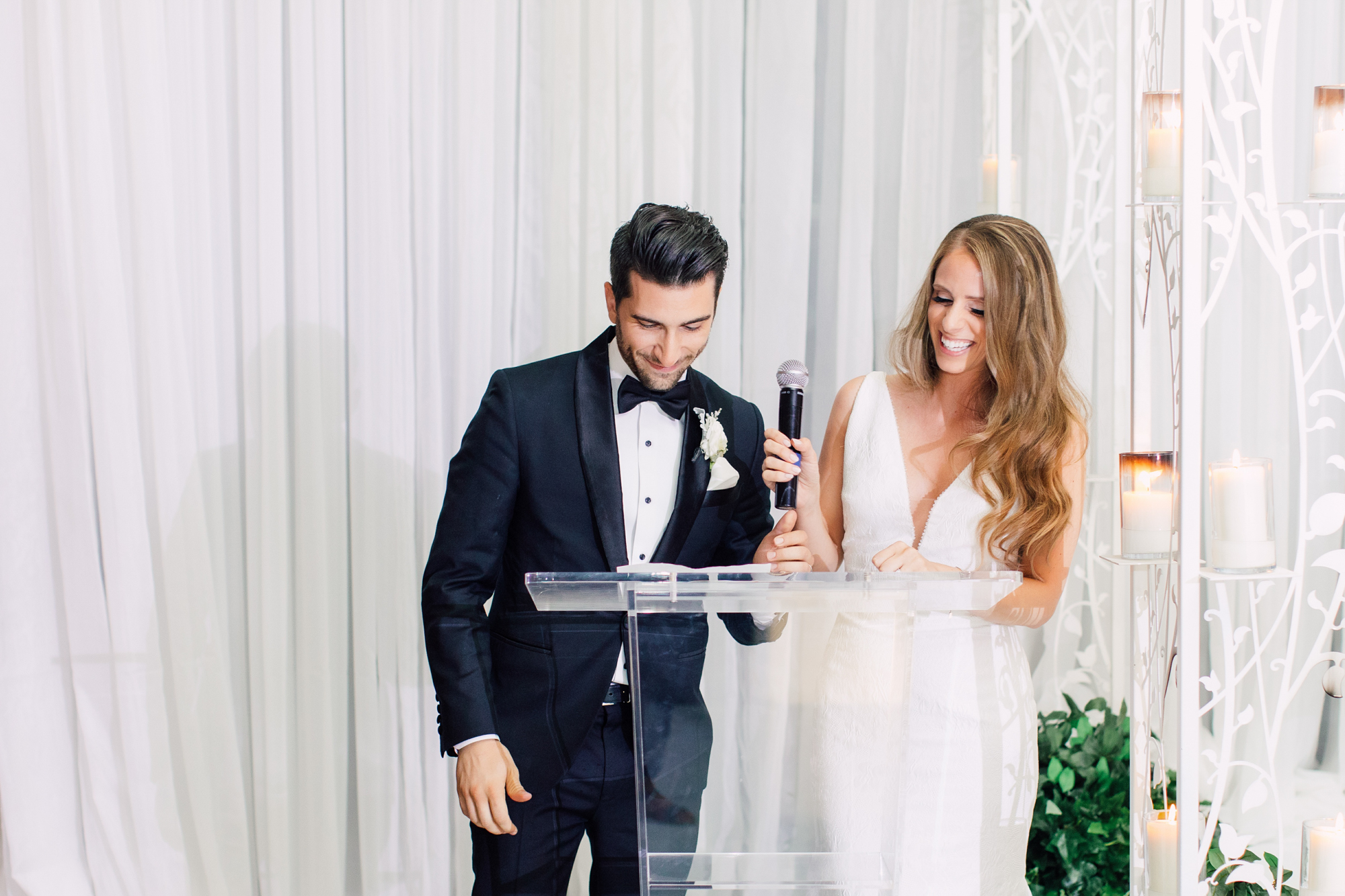 bride and groom wedding speech