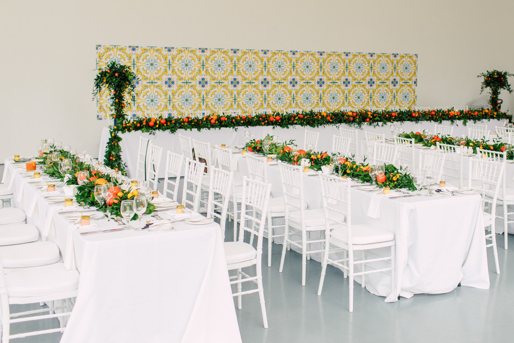 Bridal Shower, Italian Themed Bridal Shower, Table Layout