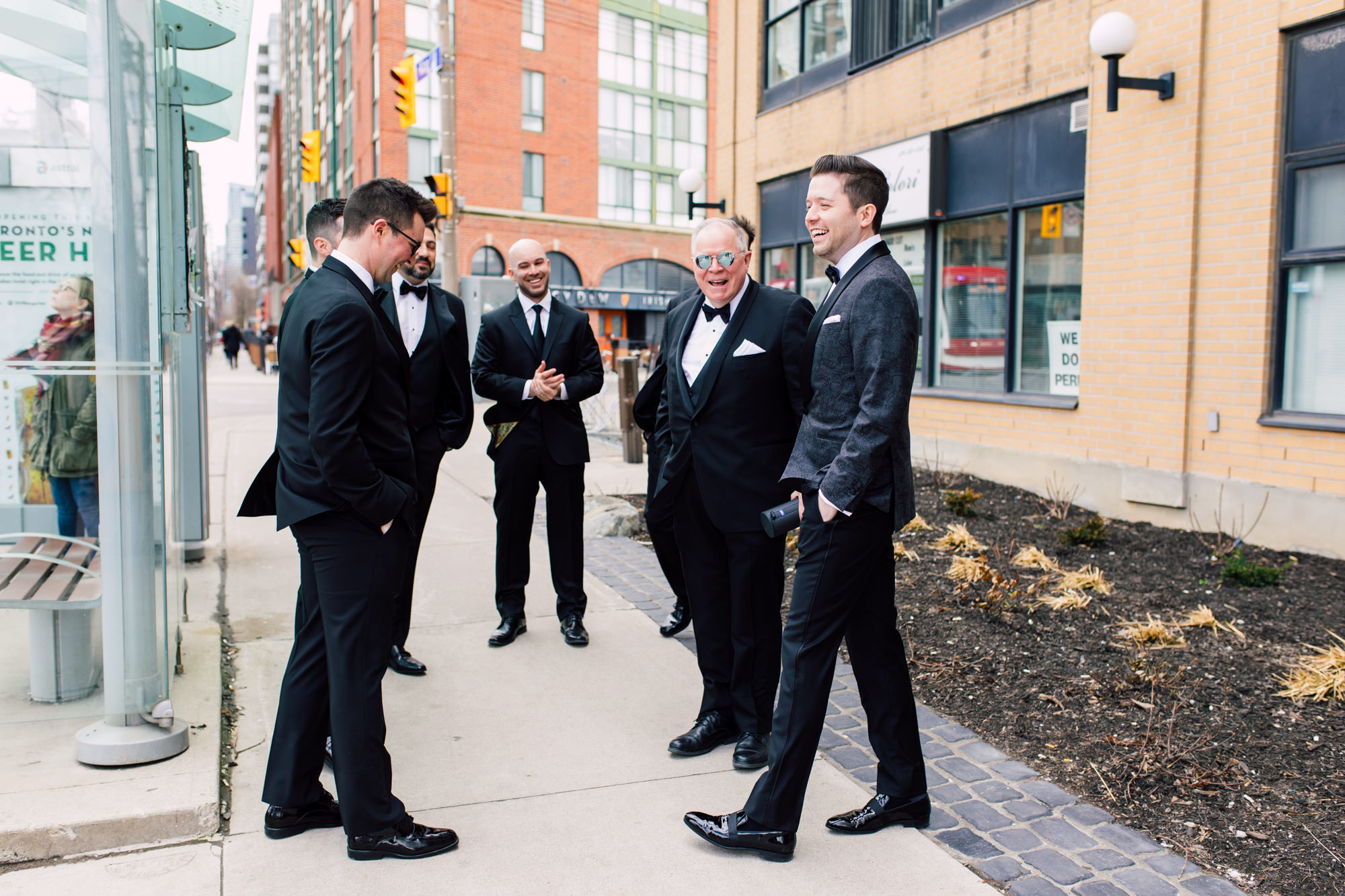 groomsmen before wedding