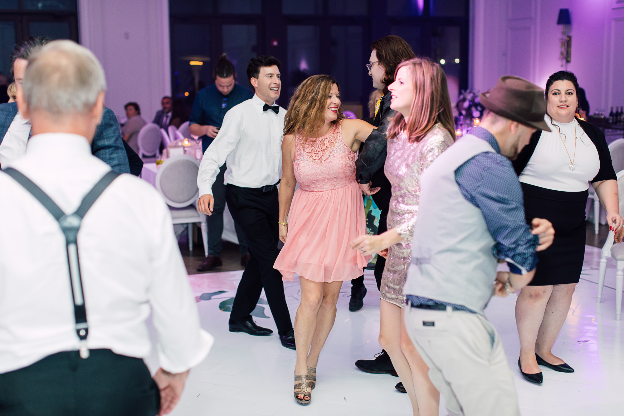 dancing wedding reception