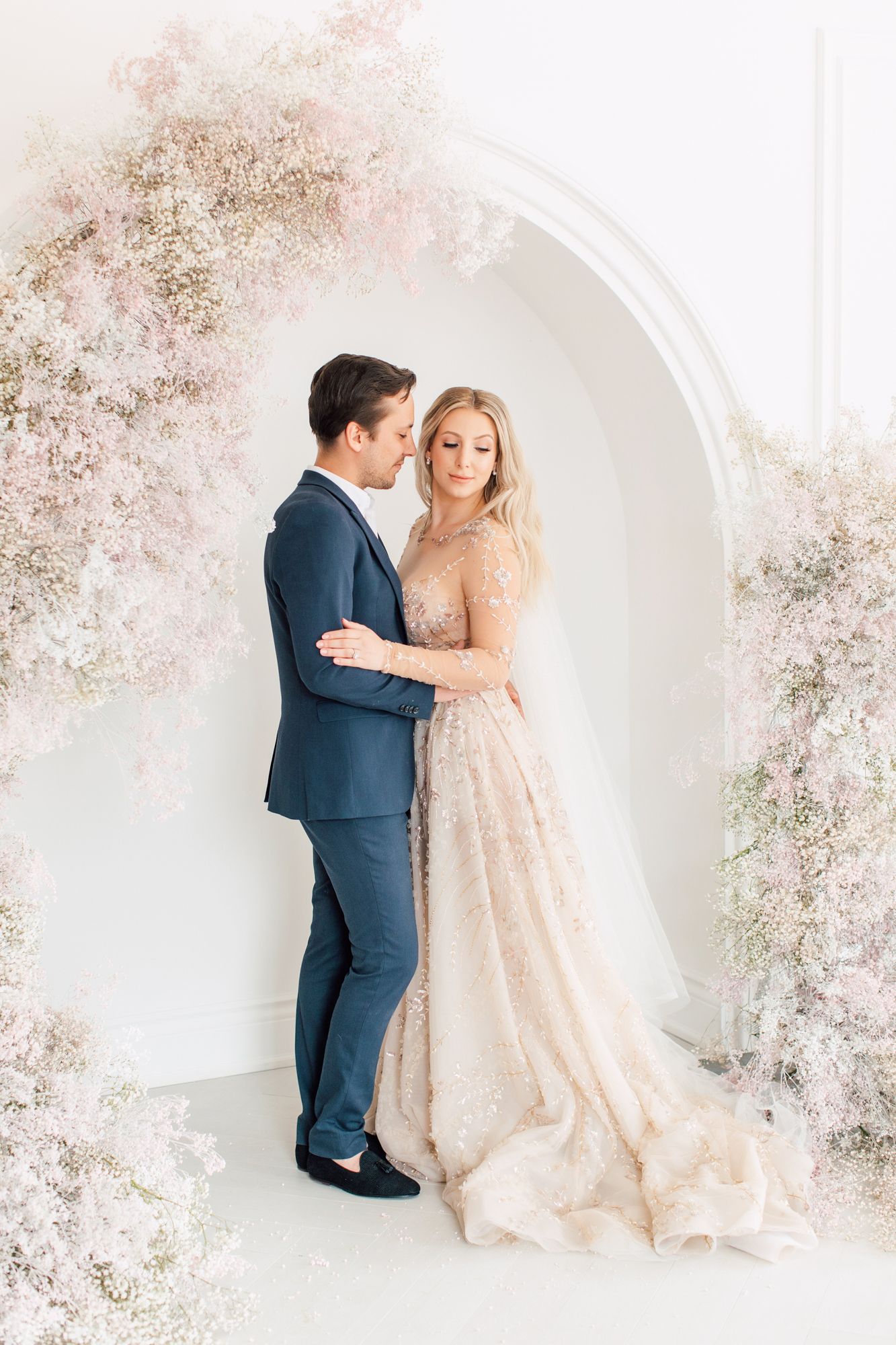 mint room ceremony wedding