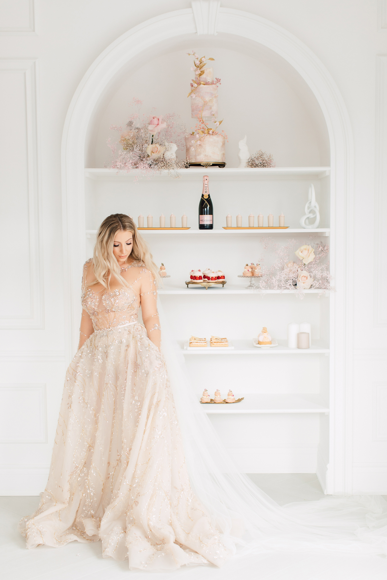 lee petra grebenau wedding dress