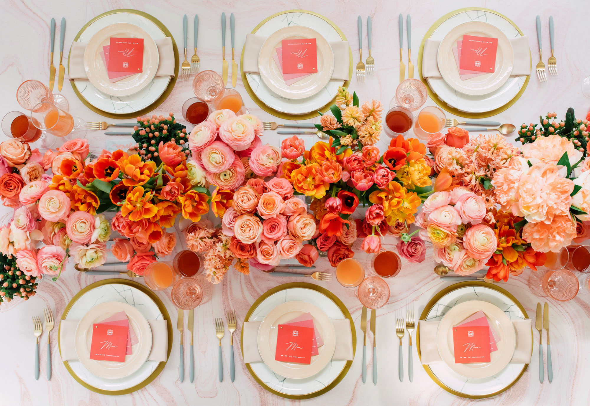 coral wedding ideas