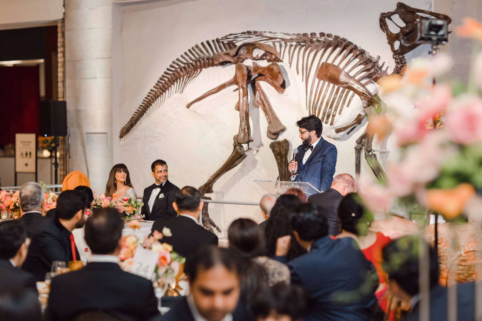 A Night at the Royal Ontario Museum-Themed Wedding